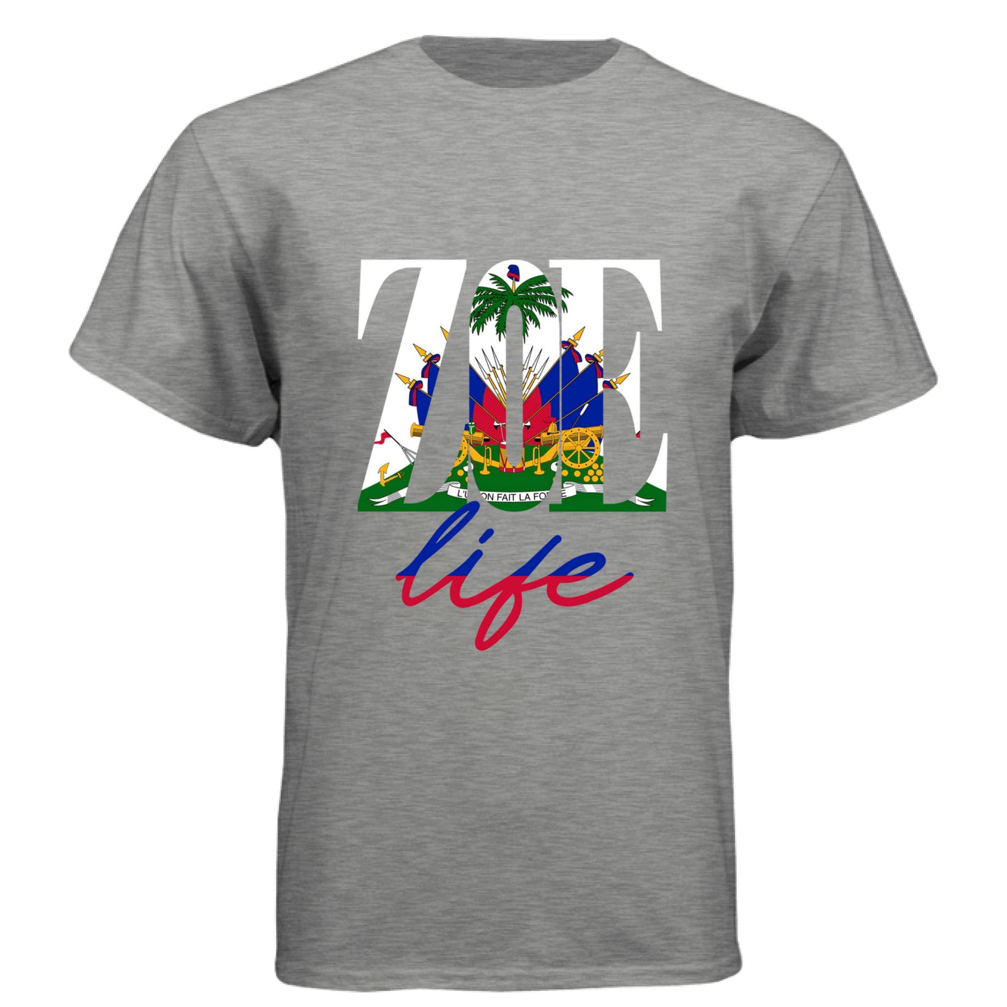Dark Heather Grey (60/40) - FRONT
